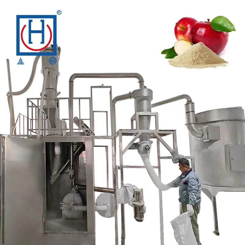 Cruixent industrial de fruites congelades