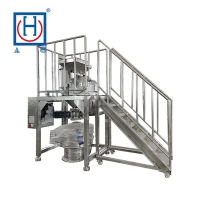 Esmoladora universal elevada amb barana i escala