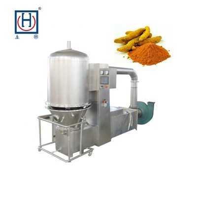 Assecador de llit de cúrcuma fluiditzat
